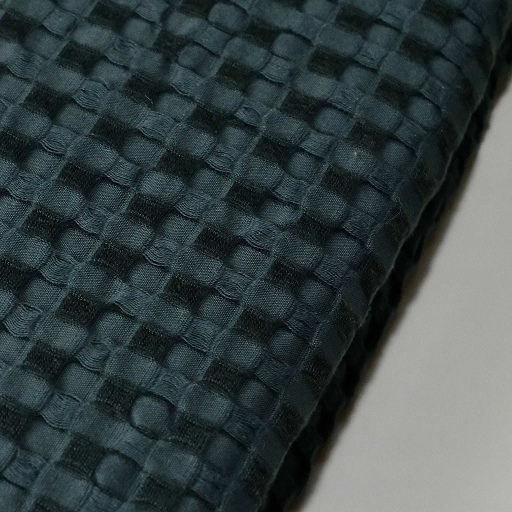 Dark Green Bamboo Throw (waffle weave) - Merry Green Homeware
