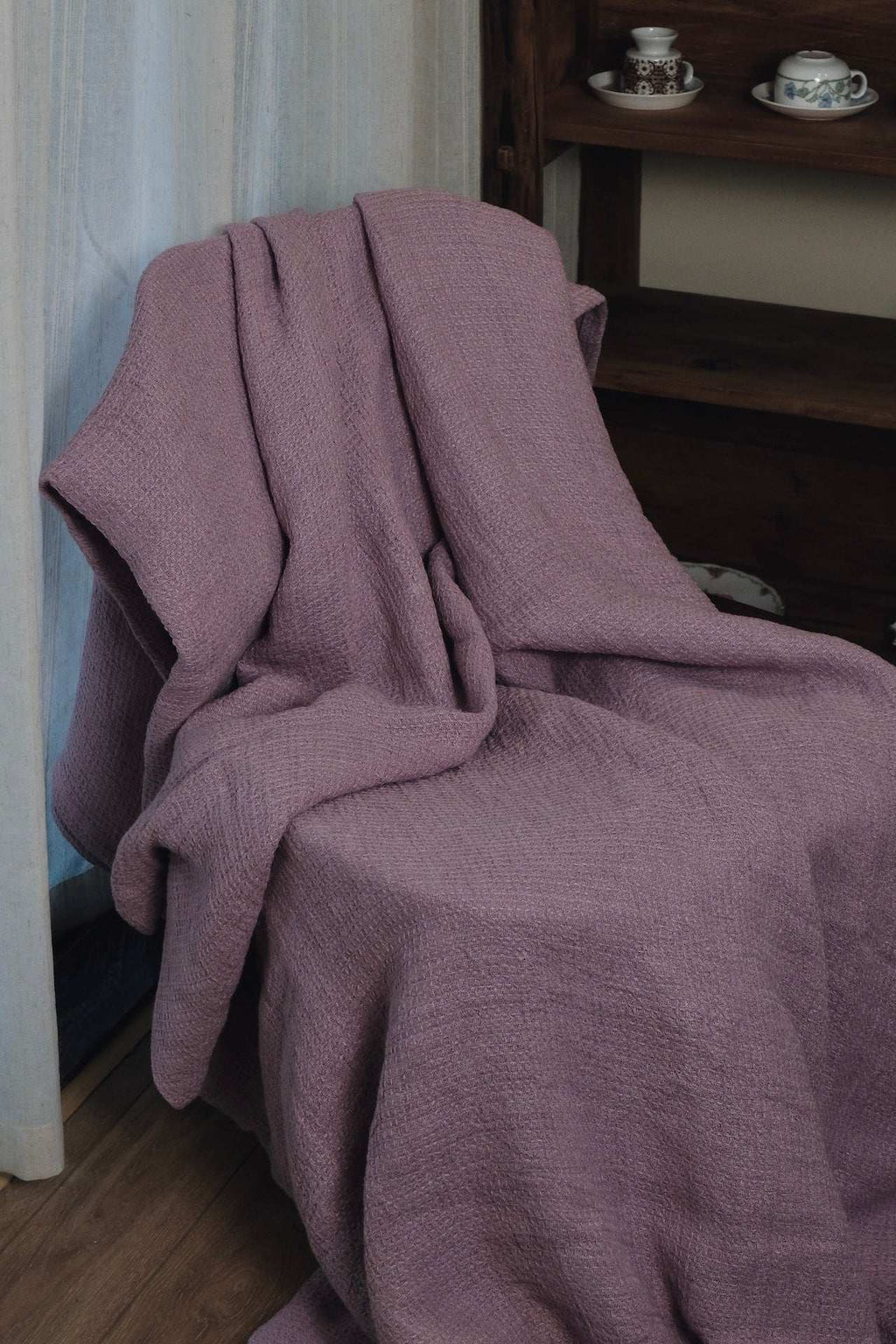 100% Pure Linen Blanket - Merry Green Homeware