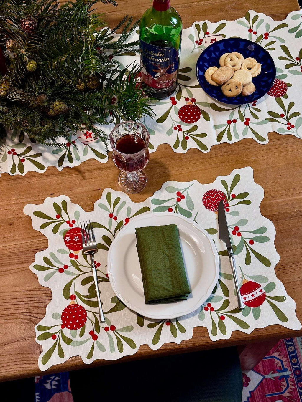 Festoon Olive Placemat