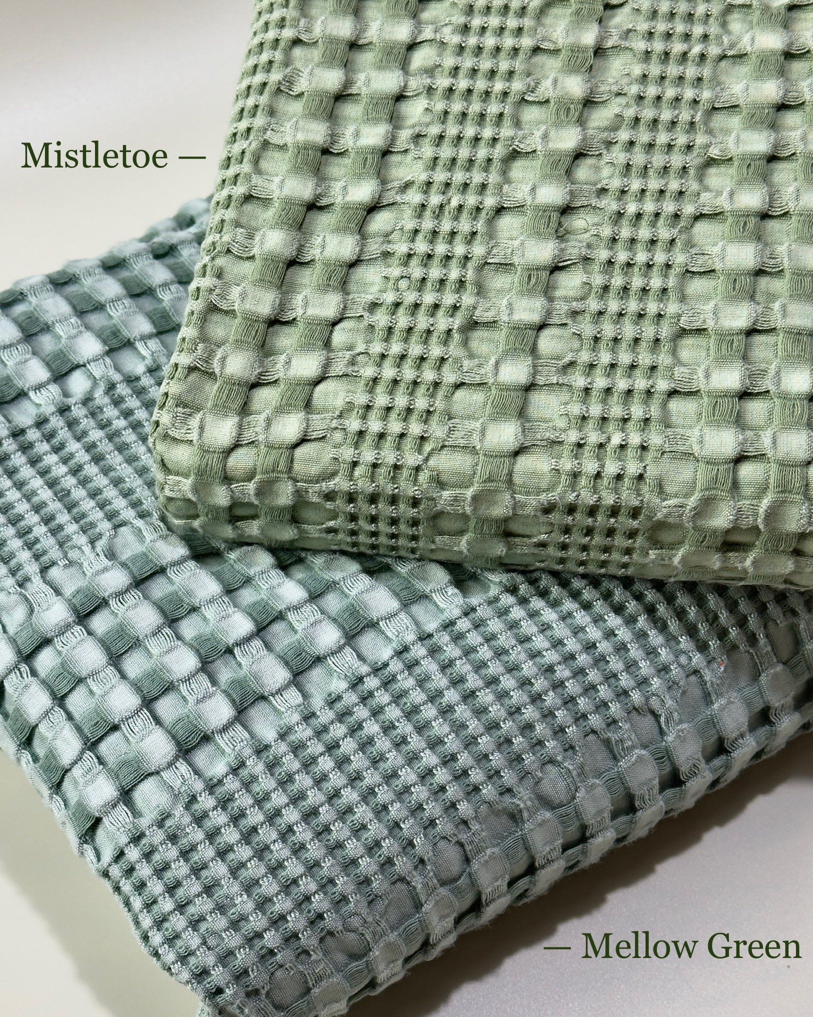 Ultra-Soft Bamboo Throw (waffle weave) - Merry Green Homeware