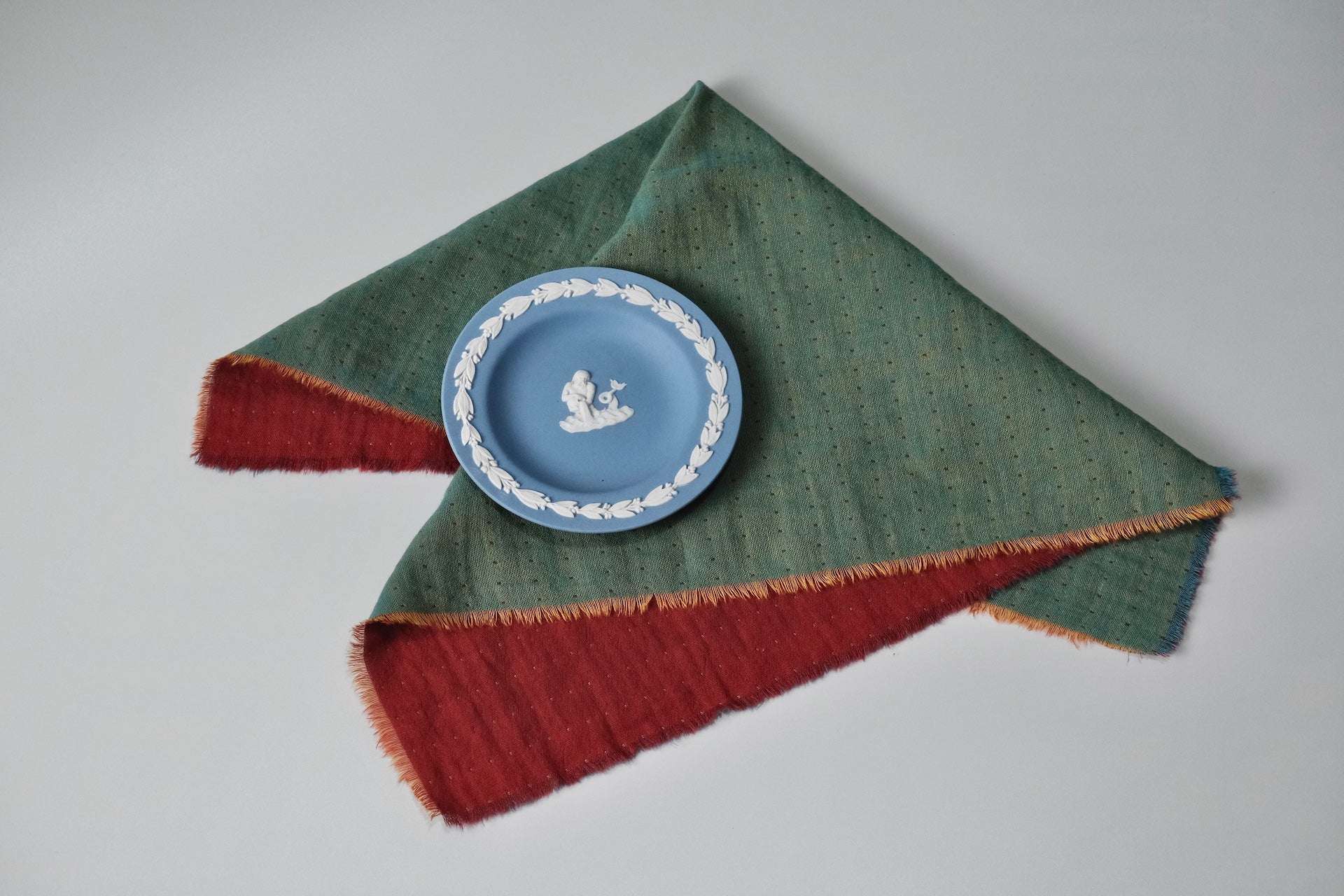 Double-Sided Jacquard Cotton Napkins - Merry Green Homeware