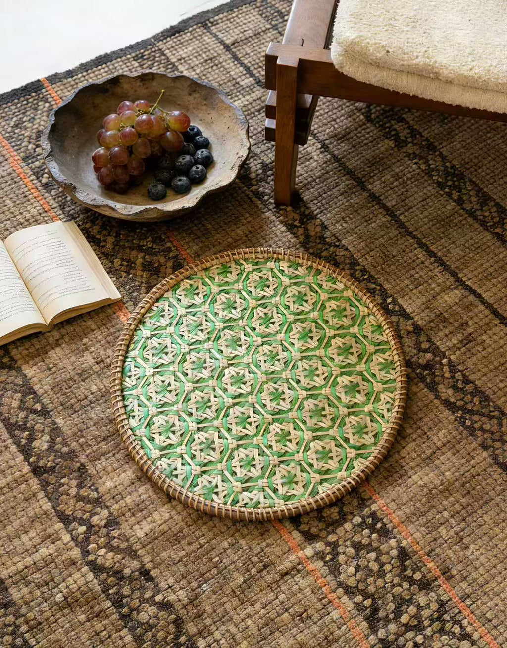 Handwoven Rattan Heat Resistant Mat