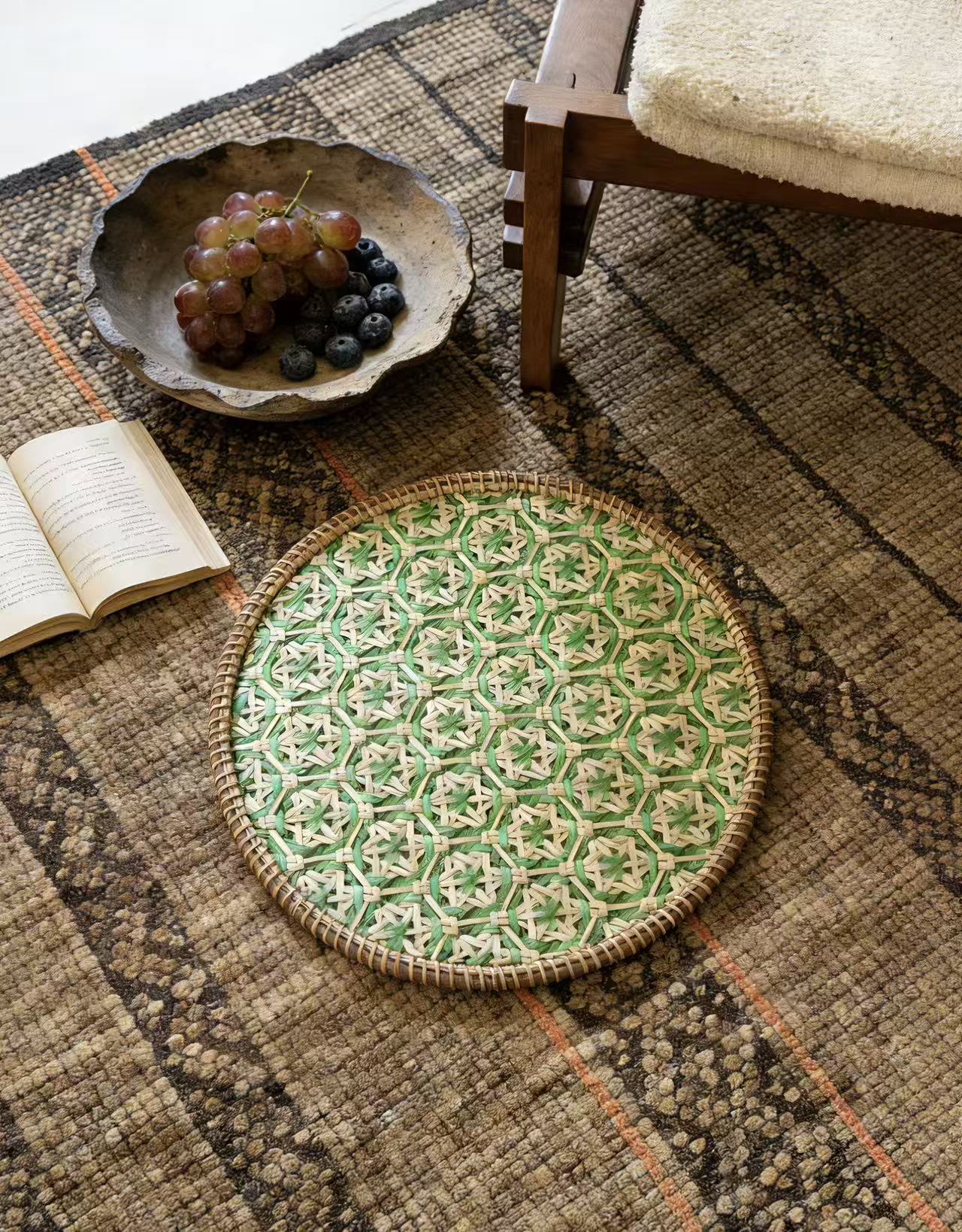 Handwoven Rattan Heat Resistant Mat