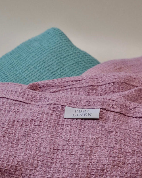 100% Pure Linen Blanket - Merry Green Homeware