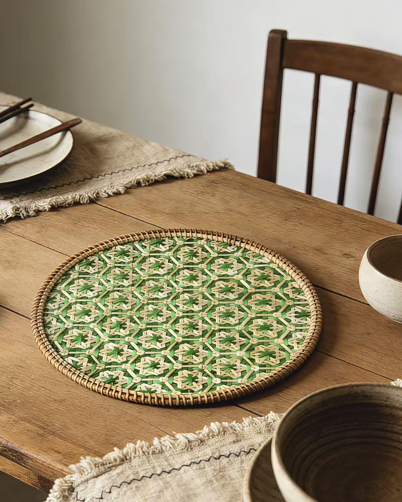 Handwoven Rattan Heat Resistant Mat