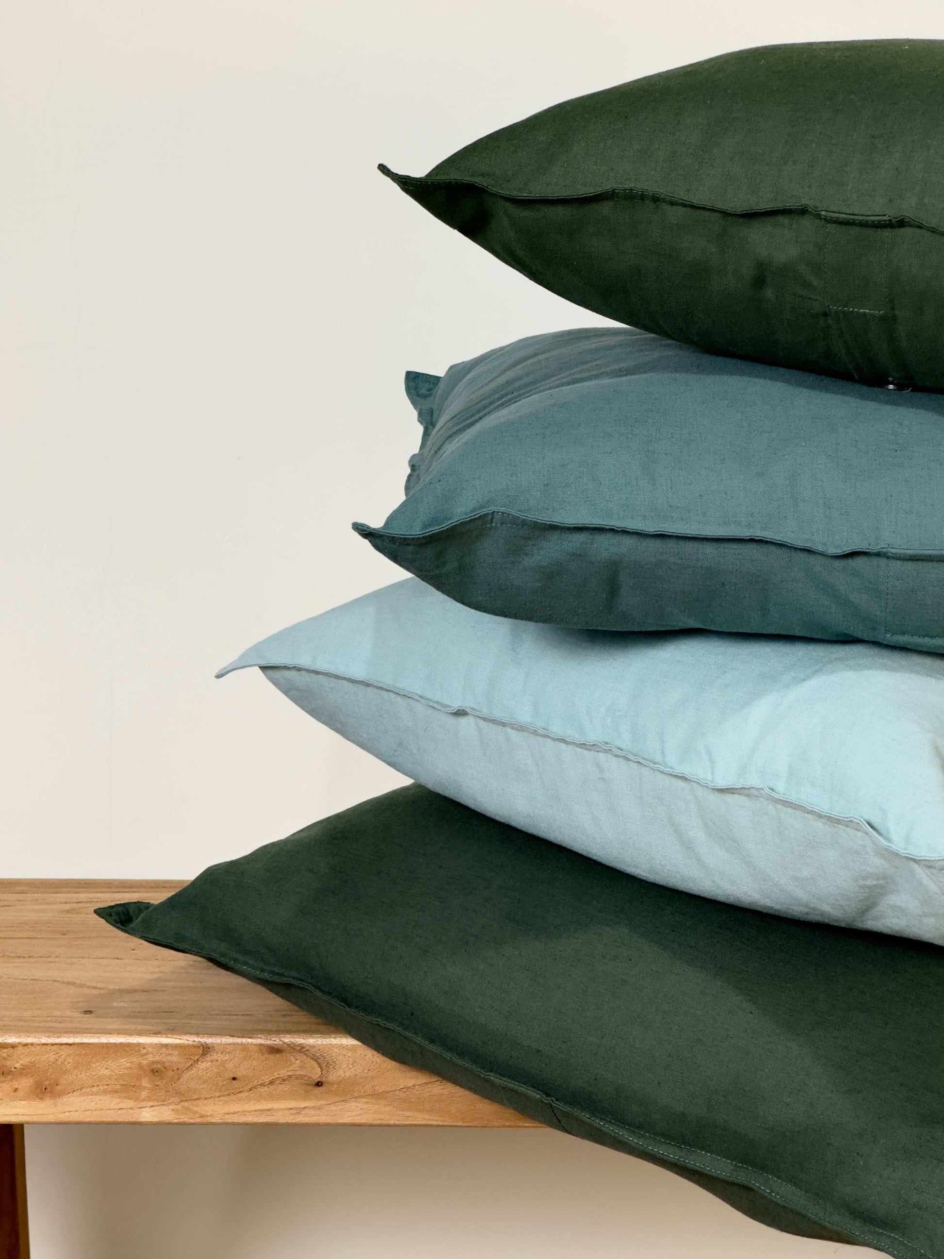 Single-tone Cushion Cover（75% cotton and 25% linen） - Merry Green Homeware