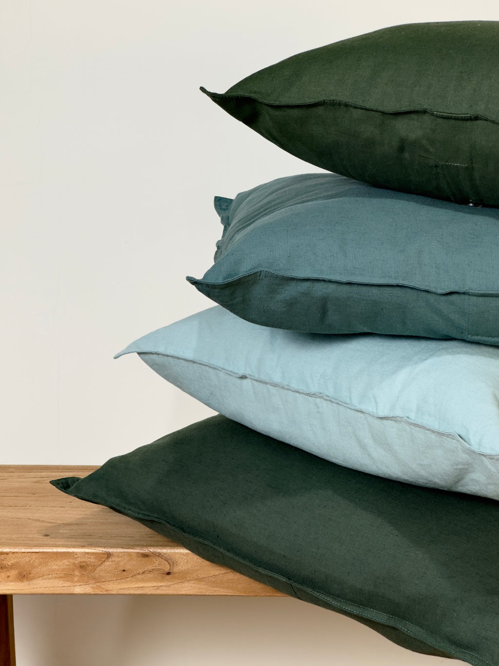 Single-tone Cushion Cover（75% cotton and 25% linen） - Merry Green Homeware