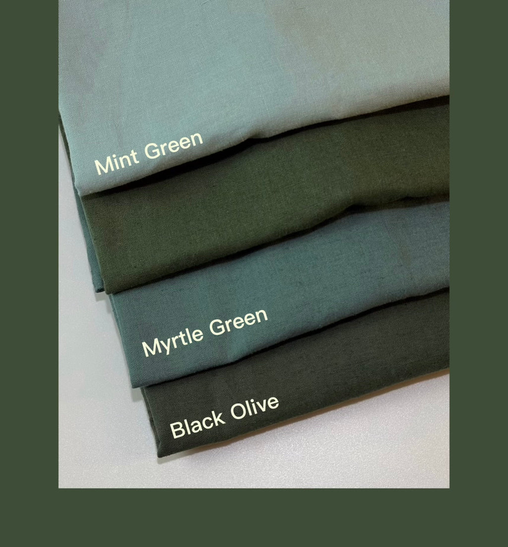 Single-tone Cushion Cover（75% cotton and 25% linen） - Merry Green Homeware