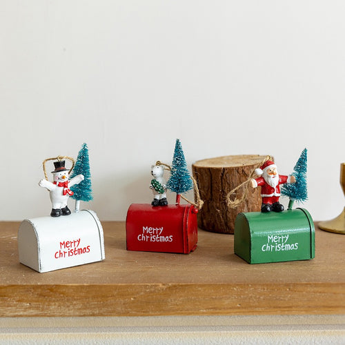 Christmas Postbox Hanging Ornament