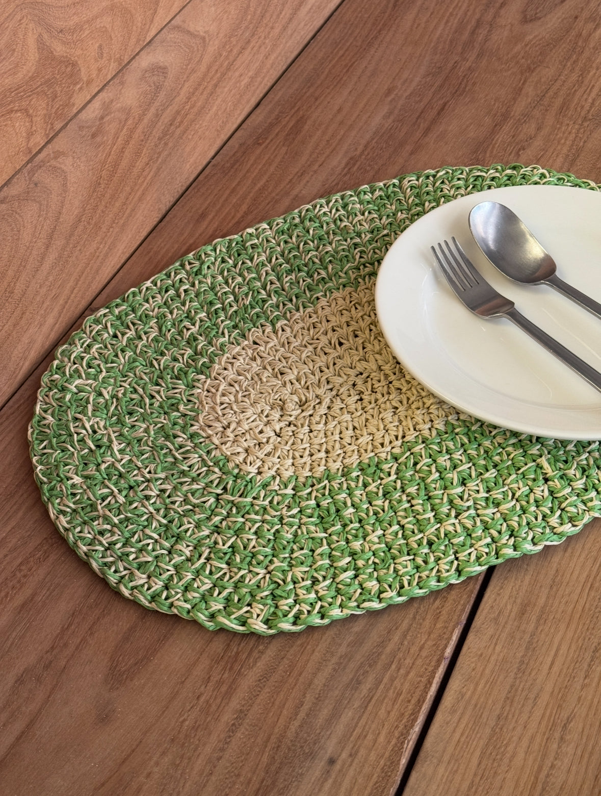 Handwoven Raffia Placemat