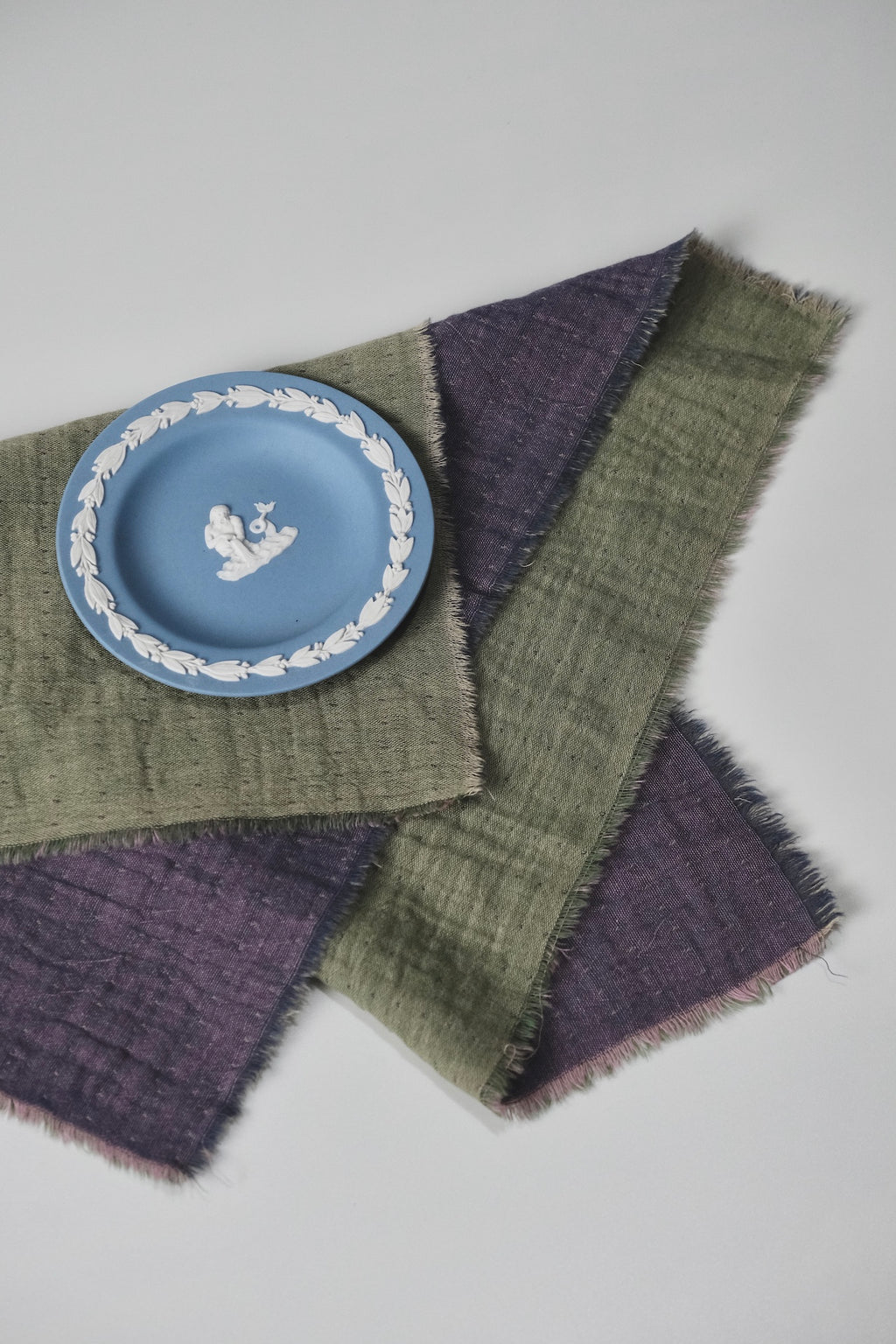 Double-Sided Jacquard Cotton Napkins - Merry Green Homeware