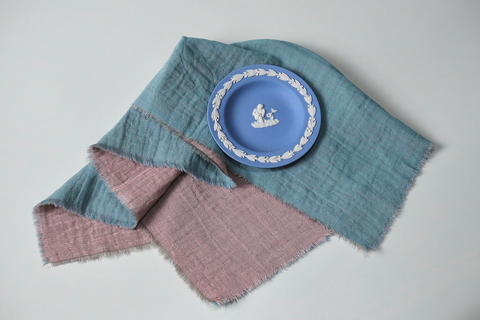 Double-Sided Jacquard Cotton Napkins - Merry Green Homeware