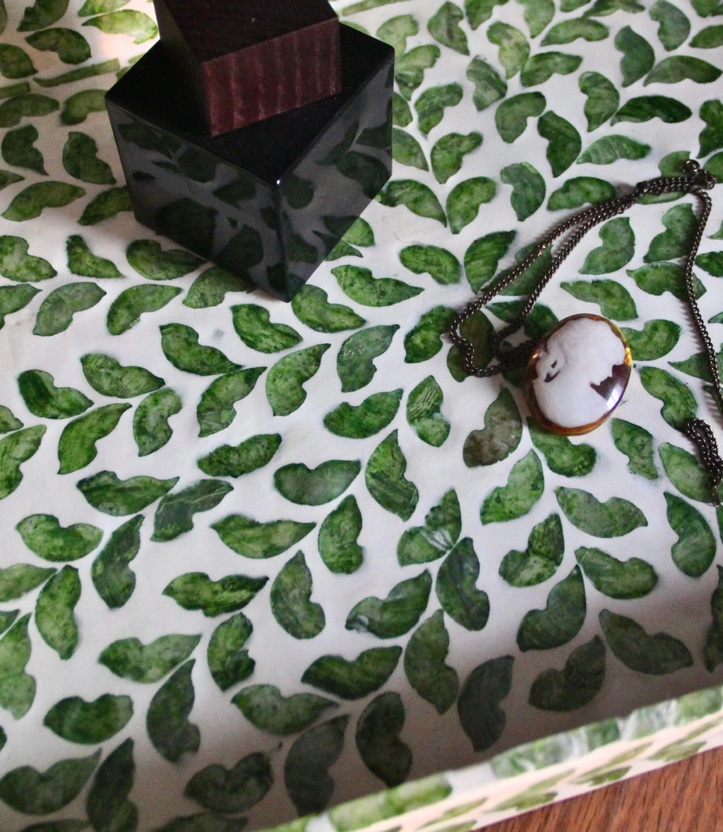 seashell decorative tray for jewellery and keys